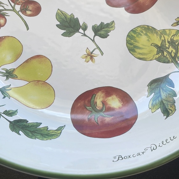 Popular VNTG : Williams Sonoma “Heirloom Tomatoes” Pasta/Salad Bowl - Picture 3 of 7
